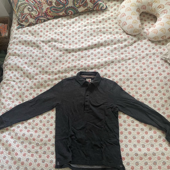 Relwen Thermal Polo in Charcoal Heather. Size Medium. - Picture 7 of 7